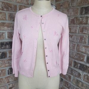 NWT Laundry Button Down Sweater SZ S